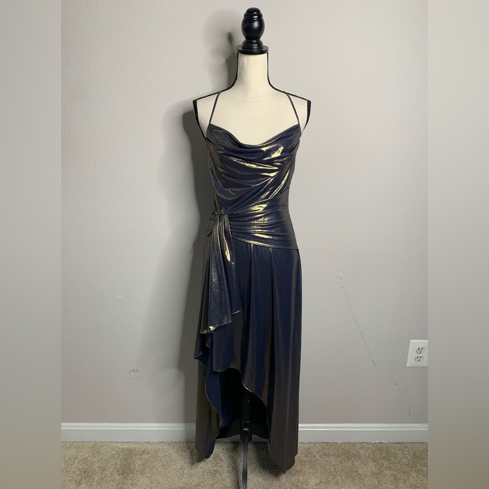 Ever New Shimmering Metallic Midi Dress - Picture 3 of 15
